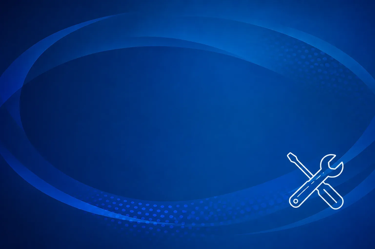 Illustration of a wrench and screwdriver